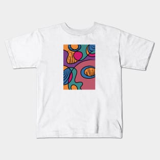 artistic abstract pattern Kids T-Shirt